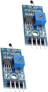 INVENTO 2Pcs NTC Thermistor Temperature Sensor Module 4 Pin LM393 5V Automotive Electronic Hobby Kit