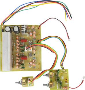 Electronics Crafts 4440 IC 1600 Watt Car Amplifire Board with Bass Trable and Volume Kit Electronic Components Electronic Hobby Kit