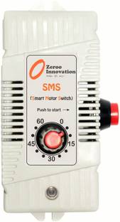 Zeroo Innovation Smart Motor Switch Timer for Borewell And Water Pump upto 2HP Wired Sensor Security System