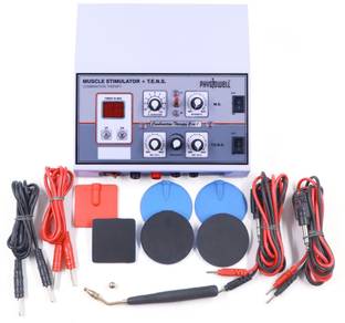 Physiotrack Nerve Stimulator Machine Tens 2 Channel Machine for Physiotherapy Stimulation Machine Electrical Muscle Stimulation Physiotherapy Equipment Electrotherapy Device