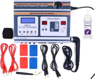 फिजियोवेल 5 In 1 Combo IFT MS TENS US DEEP HEAT Physiotherapy Machine 5 In 1 Therapy Machine with All Pain Relief Device with One Year Warranty फिजियोथेरेपी इक्विपमेंट इलेक्ट्रोथेरेपी डिवाइस