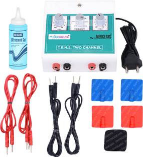 MEDGEARS Mini Tens Physiotherapy Portable Nerve Stimulator Electrotherapy Physiotherapy Compact Machine with One Year Warranty Physiotherapy Equipment Electrotherapy Device