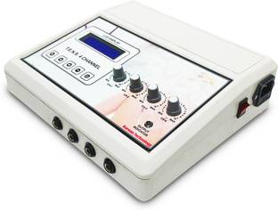 Physiomodalities LCD TENS 4 Channel Electrotherapy Machine ABS Body TENS Unit Electrotherapy Device