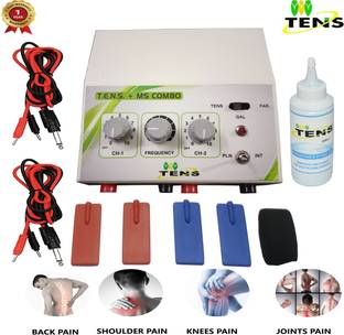 TENS MS Combo Machine And Muscle Stimulator Machine for Physiotherapy Device Pain Relief Electrotherapy Device