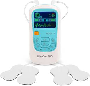UltraCare PRO TENS 1.0 Rechargeable Dual Channel Digital TENS Unit/TENS Device/TENS Machine Physiotherapy Pulse Massager Equipment for Nerve Stimulation, Full Body Pain Relief Full Body(Hammer,Tapping) Electrotherapy Device
