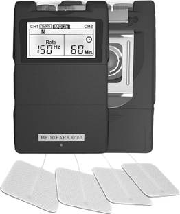 MEDGEARS 8000 TENS Unit and EMS Muscle Stimulator -TENS Machine for Back Pain Relief Physiotherapy Machine Electrotherapy Device