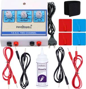 Physiowell Mini Tens 2 Channel Machine for Physiotherapy Nerve Stimulator Electrotherapy for Pain Relief pain Relief Management Electrotherapy Device