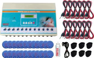 omitek Digital Lcd 12 Channel Tens Therapy Unit for All Pain Relief Physiotherapy Equiments for Clinic Use Electrotherapy Device