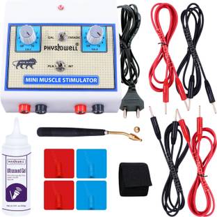 Physiowell Physiotherapy Mini Muscle Stimulator Physiotherapy Machine 2 Channel Mini MS Machine for Pain Relief Device with One Warranty Physiotherapy Equipment Electrotherapy Device