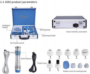 Biotronix Electromagnetic Shock Wave Machine with 7 Head Portable Compact Model Electrotherapy Shockwave therapy Electrotherapy Device
