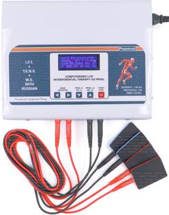 Physiotrack Physiotherapy Interferential Therapy IFT Machine 70 Program Therapy Unit for All Pain Relief Device Physiotherapy Equipment Electrotherapy Device