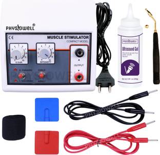 Physiowell Mini Muscle Stimulator 2 Channel Physiotherapy Muscle Massager Physiotherapy Machine Electrotherapy Device