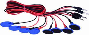 darsh 4 WIRE & 8 ELECTROD FOR 4 CHANNEL TENS MACHINE CHANNEL TENS ACCESSORIES Electrotherapy pads and wire Electrotherapy Device