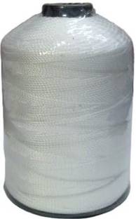 REINDEER Silk White Thread for Art Crafting Decor Upholstery Leather Stitching and Embroidery Hoop