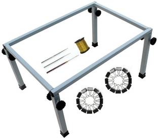 PrabhasDesigns Box aari stand 24 X 16 inches with 24 clips 3 aari needles and zari thread Embroidery Frame