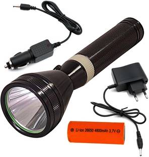 Bstar Best Quality Rechargeable 3 Mode LED High Power 1000m Range Flashlight 3 hrs Bulb Emergency Light
