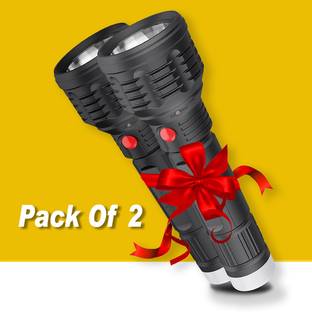 Daily Needs Shop 2 In 1 Light Mode Rechargeable Handy 50W Long Range Torch Light 1200mAh Battery 3 hrs Torch Emergency Light