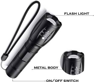 GALLAXY Rechargeable long range torch for outdoor and indoor service 5 hrs Torch Emergency Light