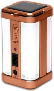 CRENTILA Electric & Solar Rechargeable with 4 Tube light 8 hrs Lantern Emergency Light