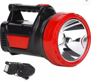 HASRU Rocklight 3 in 1 Jumbo Led Laser 50 Watts Rechargeable Torch+Tube Emergency Light+Blinker Signal Feature Torch Emergency Light (Multicolor) 8 hrs Torch Emergency Light