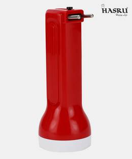 HASRU Rocklight 8801 Torch (Red : Rechargeable) 4 hrs Torch Emergency Light