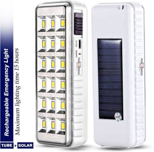 Pick Ur Needs Solar Chargeable Mini Emergency Light With 18 SMD Bright LED 1200 mAh Battery Torch