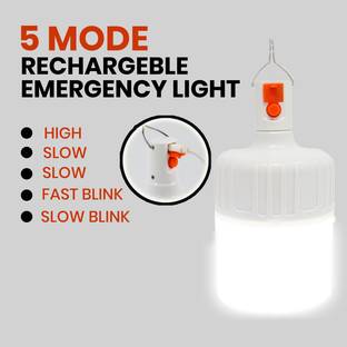 cinefx 18W USB rechargeable Waterproof Bulb with 2000 mAh remain Electricity display 6 hrs Bulb Emergency Light