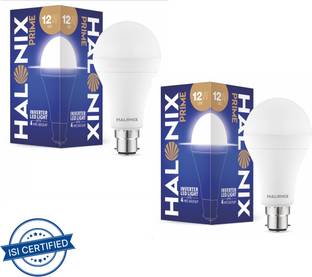 HALONIX 12w b22 white emergency bulb pack of-02 4 hrs Bulb Emergency Light