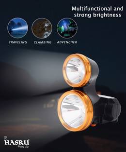 HASRU L-777 DOUBLE STRENGHT 90W+50W LED BULB EMERGENCY LIGHT 10 hrs Torch Emergency Light
