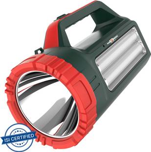 Pick Ur Needs Emergency Kisan Rechargeable Handheld Torch Long Range Search Torch Light + Side 2 Tube Emergency Rechargeable Handheld Torch 6 hrs Torch Emergency Light