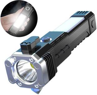 WRADER Flash Light COB Light Long Distance Beam Rang Hammer LED Torch Ultra Bright Torch