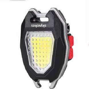 BloomiFy Super Bright LED Keychain COB Light with Lighter & Bottle Opener 8 hrs Torch Emergency Light