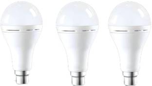 Gold Nation 12W Inverter Led AC-DC Bulb Emergency Light Rechargeable Bulb 4 Hr Backup Pack-2 4 hrs Bulb Emergency Light