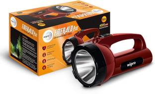Wipro Emerald Plus LED rechargable 6 hrs Torch Emergency Light