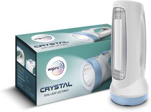 Wipro Crystal 2w Dual LED 4 hrs Torch Emergency Light
