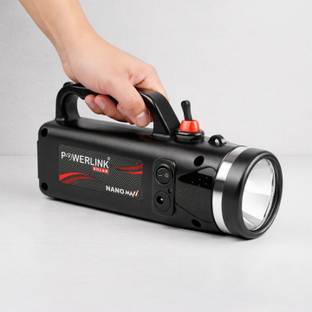Powerlink NANO MAXX Rechargeable LED Torch 9 hrs Torch Emergency Light