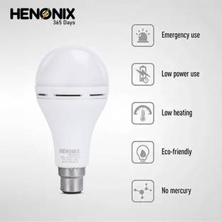 HENONIX 12 W Inverter Round B22 Inverter Bulb