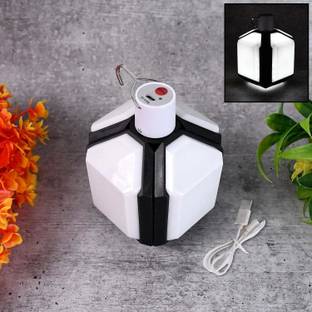 Oblivion USB Rechargeable LED Camping Light with Foldable Design & Hanging Hook | 3 hrs Bulb Emergency Light