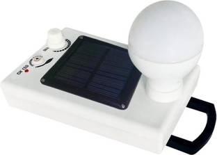 GLOWISH SOLAR RECHARGEABLE BATTERY ULTRA BRIGHT PORTABLE LED 2 Lantern Emergency Light