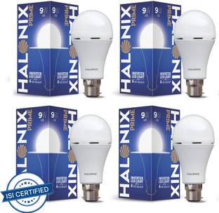 HALONIX LED PRIME INVERTER LIGHT 9W B22 CW PK4 M 4 hrs Bulb Emergency Light