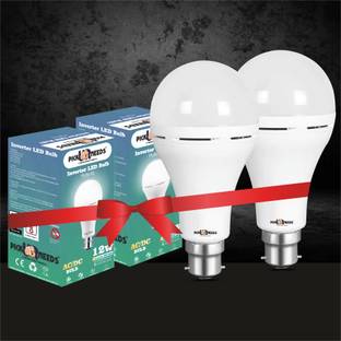 Pick Ur Needs Rechargeable Inverter Bulb 9W Round B22 D Energy Saving With Bright LED Light 3 hrs Lantern Emergency Light