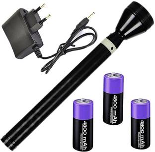 LED FLASHLIGHT New 3 Modes LED Torch Flash Light Rechargeable Toch Torch