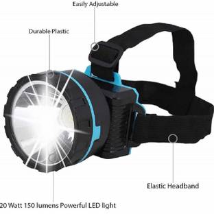 AKR Powerful Rechargeable Headlight Torch /Headlamp searchlight 80 W Laser Led 4 hrs Torch Emergency Light