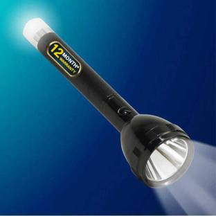 Zeno volt JY-9050 Long distance-Dual mode-Up to high power & Dual Battery Torch 27 cm 8 hrs Torch Emergency Light