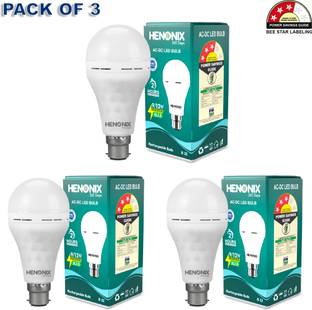 HENONIX Inverter Led Bulb 12 Watt Rechargeable Led Bulb 2 hrs Bulb Emergency Light