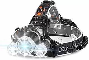 ECOSKY LED 3 bulb Head Lamp Flash Light Torch with Rechargeable Battery for Camping 4 hrs Torch Emergency Light