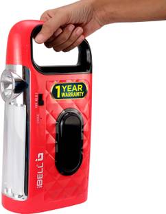iBELL EL8428SL 2-in-1 Emergency Light with Torch, Rechargeable LED Hand Lamp, 3 Modes 5 hrs Lantern Emergency Light