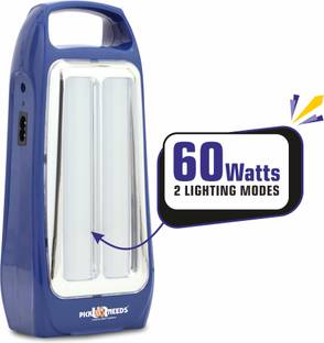Pick Ur Needs Rechargeable Home Emergency Light 2 Extra Bright LED Tube Support Solar Charging 5 hrs Torch Emergency Light