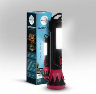 Wipro 3W Radiant Dual LED 4 hrs Torch Emergency Light
