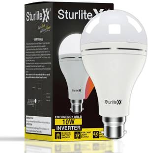 Sturlite Inverter 10W LED Rechargeable|3Hrs Battery Backup - (Pack of 1) 3 hrs Bulb Emergency Light